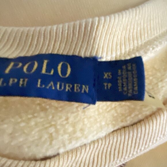 Polo Ralph Lauren Yellow Polo Bear Embroidered New Orleans Country Sweatshirt XS - Picture 7 of 16